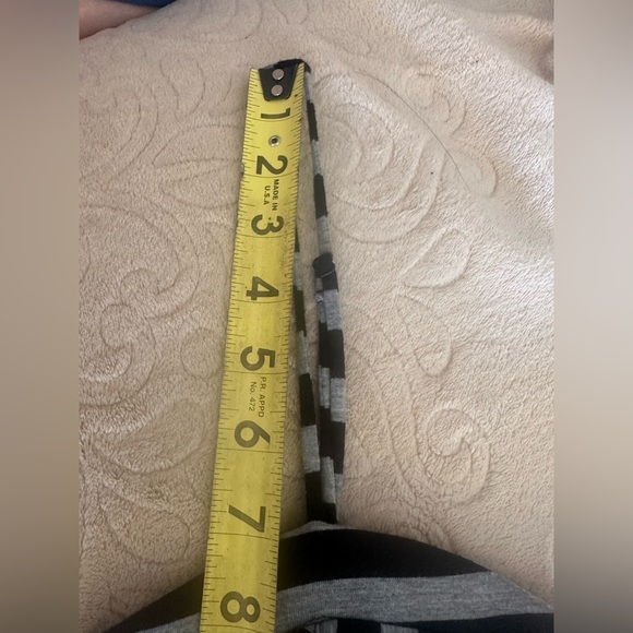 Licorice Summer Dress Sz M Spagetti Strap Striped Print Boho Style Zip Front - Picture 9 of 11